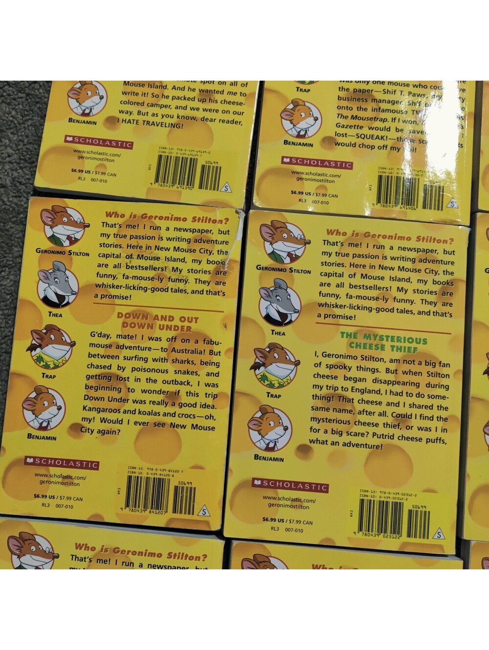 Lot of 20 Geronimo Stilton Paperback Books Scholastic Chapter Book Bundle - Picture 14 of 16